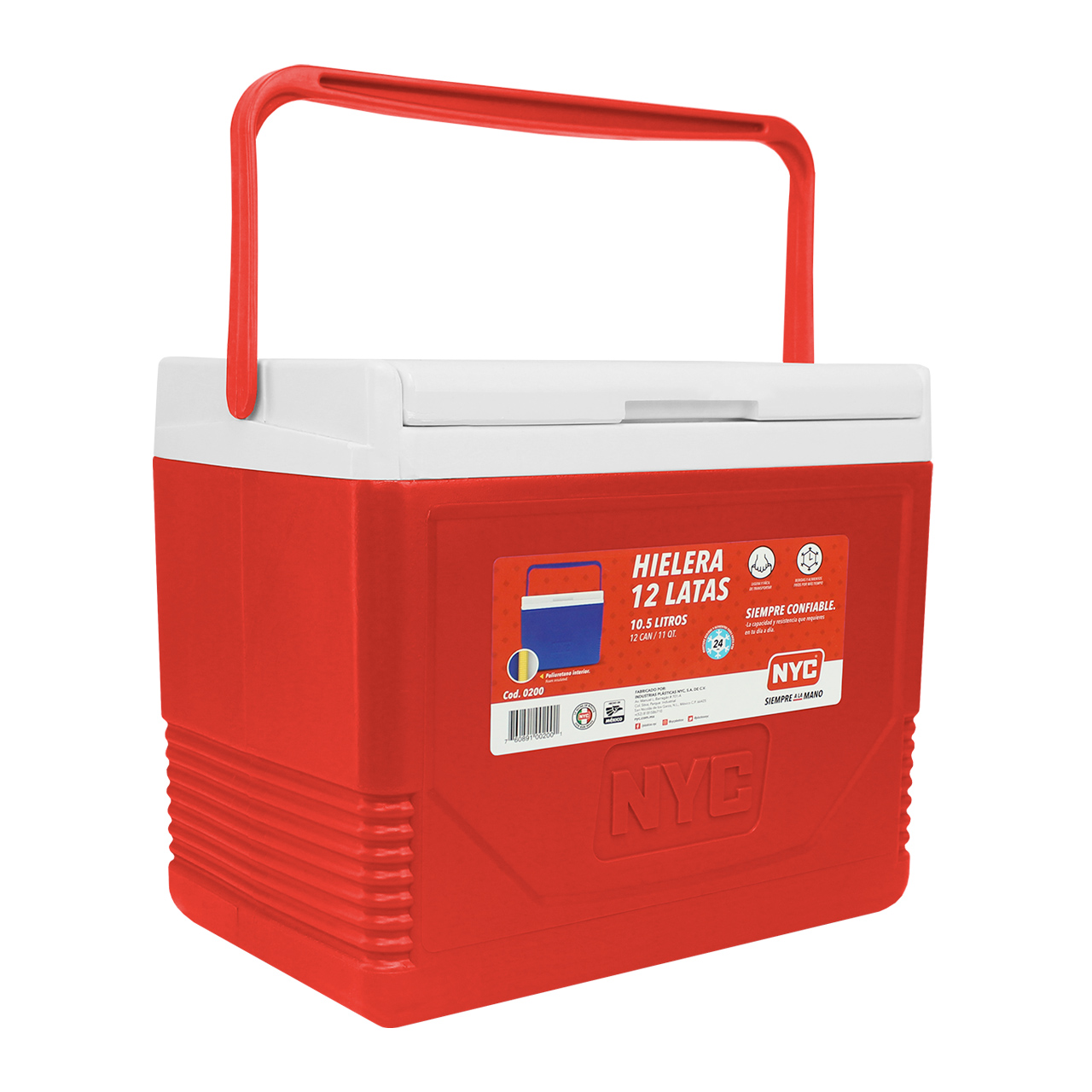 Hielera-11-qt-2-rojo